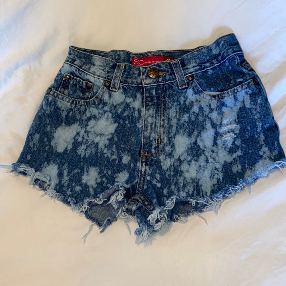 🌸So Denim Distressed Shorts Size 12 Slim